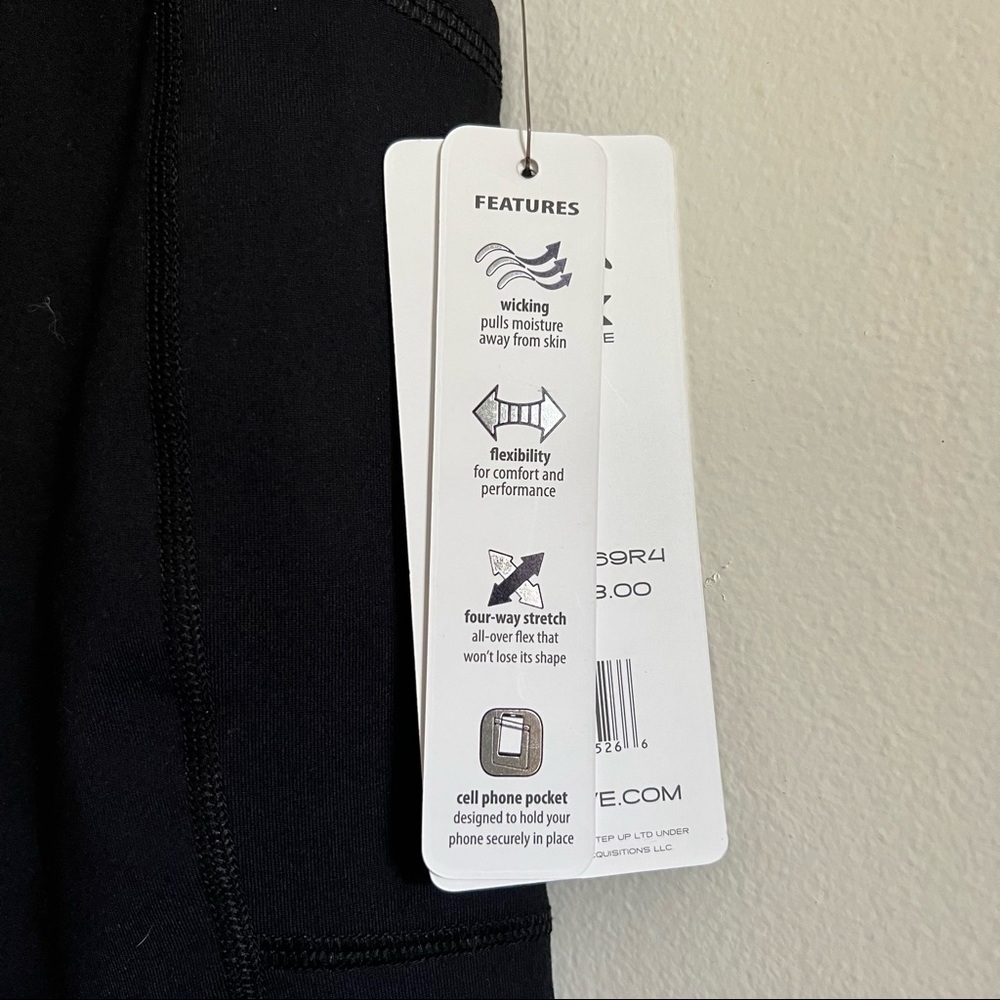 New RBX Live Life Active Capri Length High Waisted leggings w phone pocket H23 - Picture 5 of 5